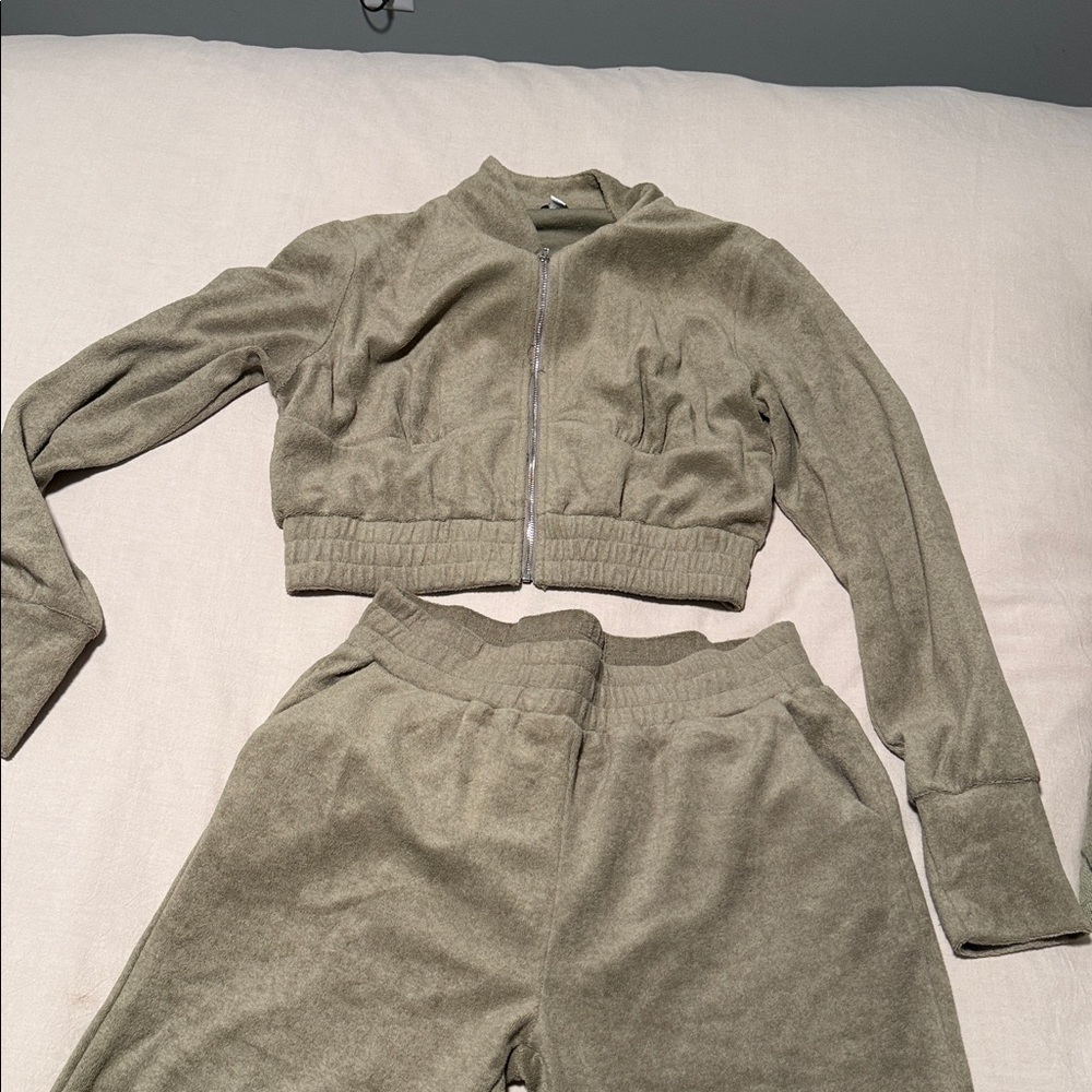 Olive Green Women's Tracksuit